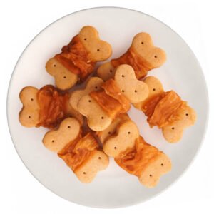 Chicken & Whole-Grain Bone Shaped Dog Biscuits - Healthy Dog Treats